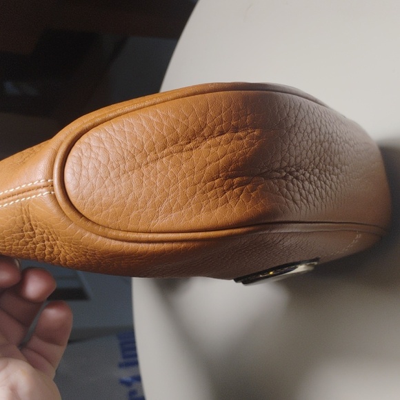 Dooney & Bourke Tan and Brown Hobo Bag - Picture 6 of 14